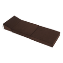 Összecsukható matrac/fotel, 2v1, barna, PELOS