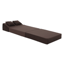 Összecsukható matrac/fotel, 2v1, barna Taupe, PELOS