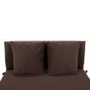 Összecsukható matrac/fotel, 2v1, barna Taupe, PELOS