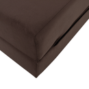 Összecsukható matrac/fotel, 2v1, barna Taupe, PELOS