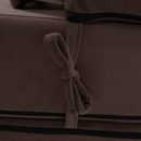 Összecsukható matrac/fotel, 2v1, barna Taupe, PELOS