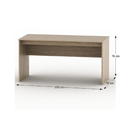 íróasztal, tölgy sonoma, TEMPO ASISTENT NEW 020 PI