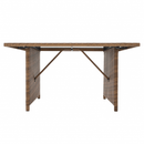 Kerti rattan szett, szürkésbarna/világosbarna, SAGIR