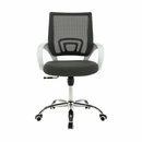 Irodai szék, szürke/fehér, SANAZ TYP 2
