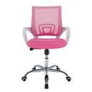 Irodai szék, rózsaszín/fehér, SANAZ TYP 2