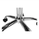 Forgószék, rózsaszín/króm, SELVA