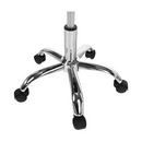 Forgószék, rózsaszín/króm, SELVA