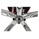 Forgószék, rózsaszín/króm, SELVA