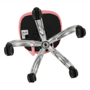 Forgószék, rózsaszín/króm, SELVA