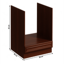 Beépítő alsószekrény D60ZK, dió Milano, SICILIA