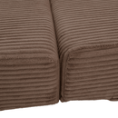 Összecsukható matrac/fotel, 2v1, világosbarna, VEDIS