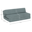 Összecsukható matrac/fotel, 2v1, mentol, VEDIS