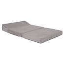 Összecsukható matrac/fotel, 2v1, szürke, VEDIS