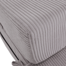 Összecsukható matrac/fotel, 2v1, szürke, VEDIS