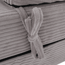 Összecsukható matrac/fotel, 2v1, szürke, VEDIS