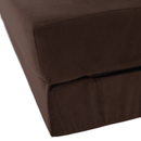 Összecsukható matrac/fotel, 2v1, barna, VEDIS