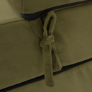 Összecsukható matrac/fotel, 2v1, olivazöld, VEDIS