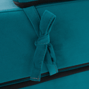 Összecsukható matrac/fotel, 2v1, petróleumzöld, VEDIS