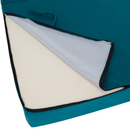 Összecsukható matrac/fotel, 2v1, petróleumzöld, VEDIS