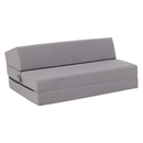 Összecsukható matrac/fotel, 2v1, világosszürke, VEDIS