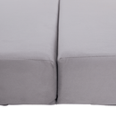 Összecsukható matrac/fotel, 2v1, világosszürke, VEDIS