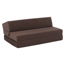 Összecsukható matrac/fotel, 2v1, barna Taupe, VEDIS