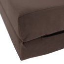 Összecsukható matrac/fotel, 2v1, barna Taupe, VEDIS