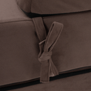 Összecsukható matrac/fotel, 2v1, barna Taupe, VEDIS