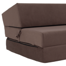 Összecsukható matrac/fotel, 2v1, barna Taupe, VEDIS