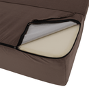 Összecsukható matrac/fotel, 2v1, barna Taupe, VEDIS
