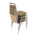 Szék tárgyalóterembe, barna textilbőr, ZEKI