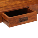 vidaXL tömör akácfa íróasztal mézszínű felülettel 110 x 50 x 76 cm