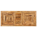 vidaXL tömör mangófa íróasztal 118 x 50 x 75 cm