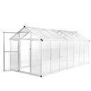 vidaXL alumínium melegház 421 x 190 x 195 cm 15,6 m³