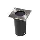 vidaXL 12 db négyzet alakú kültéri talajba építhető lámpa