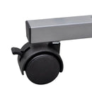 vidaXL Számítógépes íróasztal kihuzható tálcás íróasztal Fekete