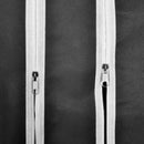 vidaXL fekete szövet ruhásszekrény tárolórekeszekkel 45x150x176 cm