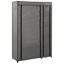 vidaXL 2 db szürke összecsukható szövet ruhásszekrény 110x45x175 cm