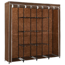 vidaXL barna ruhásszekrény 4 tárolórekesszel 175 x 45 x 170 cm