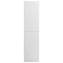 vidaXL magasfényű fehér szerelt fa ruhásszekrény 100 x 50 x 200 cm