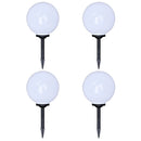 vidaXL 4 db kültéri gyalogjáró LED-lámpa cölöppel 30 cm