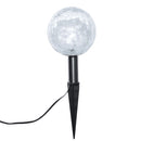 vidaXL 6 db LED kerti gömblámpa cövekkel és napelemmel