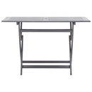 vidaXL tömör akácfa összecsukható kerti asztal 120 x 70 x 75 cm