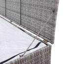 vidaXL szürke polyrattan kerti tárolóláda 150 x 100 x 100 cm
