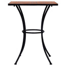 vidaXL terrakotta mozaikos bisztróasztal 60 cm