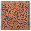 vidaXL terrakotta mozaikos bisztróasztal 60 cm