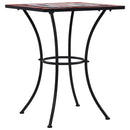 vidaXL terrakotta és fehér kerámia mozaikos bisztróasztal 60 cm