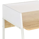 vidaXL fehér és tölgyszínű íróasztal 90 x 60 x 88 cm