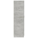 vidaXL betonszürke szerelt fa ruhásszekrény 80 x 52 x 180 cm
