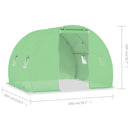 vidaXL melegház 6 m² 3 x 2 x 2 m